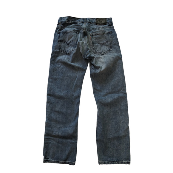Levi's 505 Straight Blue Jeans Size 28 x 28 16 Reg Boys -0723B114 - Picture 4 of 6